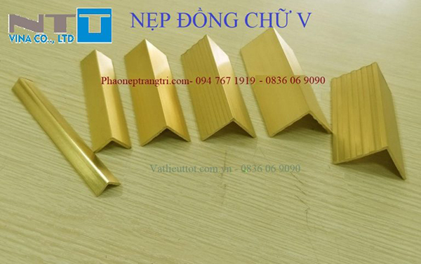 Nẹp đồng chữ V